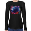 Bear Neon Rave | Women long sleeves t-shirt