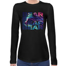 Bear Neon Rave | Women long sleeves t-shirt