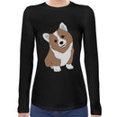 Cute Corgi Women Long Sleeves T-shirt
