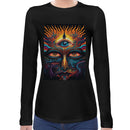 Trippy Third Eye | Women long sleeve T-shirt