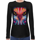Neon Parrot Women Long Sleeves T-shirt