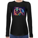 Neon Bear Women Long Sleeves T-shirt