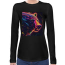 Bear Neon Rave | Women long sleeves t-shirt