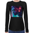 Raver Neon Girl Women Long Sleeves T-shirt
