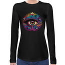 Trippy Third Eye | Women long sleeve T-shirt