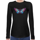 Neon Butterfly Women Long Sleeves T-shirt