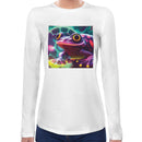 Frog Neon Women Long Sleeves T-shirt