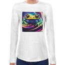 Frog Neon Women Long Sleeves T-shir