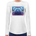 Neon Koala | Super Soft Women T-shirt Long sleeve | Cotton Crew Neck Long sleeve Tees Women