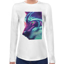 Neon Wolf Women Long Sleeves T-shirt
