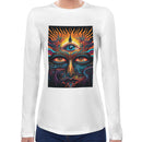 Trippy Third Eye | Women long sleeve T-shirt