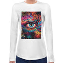 Trippy Third Eye |  Women long sleeve T-shirt