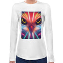 Neon Parrot Women Long Sleeves T-shirt
