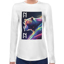 Bear Neon Rave | Women long sleeves t-shirt
