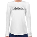 Bacon Periodic Table | Women long sleeves t-shirt