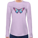 Neon Butterfly Women Long Sleeves T-shirt