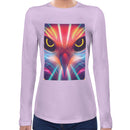 Neon Parrot Women Long Sleeves T-shirt