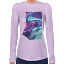Neon Wolf Women Long Sleeves T-shirt