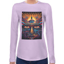 Trippy Third Eye | Women long sleeve T-shirt