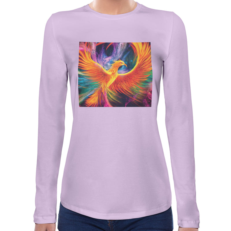 Phoenix | Super Soft Women T-shirt Long sleeve | Cotton Crew Neck Long sleeve Tees Women