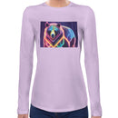 Neon Bear Women Long Sleeves T-shirt