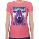 Neon Cow Women Short Sleeves T-shirt