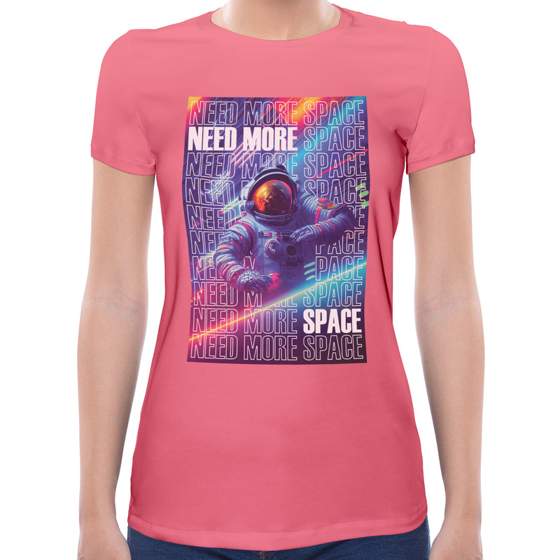 Astronaut Psychedelic | Super Soft Women T-shirt Short sleeve | Cotton Crew Neck Short sleeve Tees Women