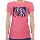 Neon Bear Women Short Sleeves T-shirt