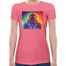 Astronaut Psychedelic | Women short sleeves t-shirt