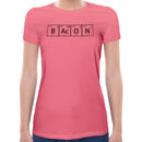 Bacon Periodic Table | Super Soft Women T-shirt Short sleeve | Cotton Crew Neck Short sleeve Tees Women
