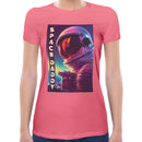Astronaut Psychedelic | Women short sleeves t-shirt