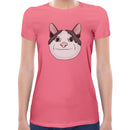 Awkward Cat Smile Meme | Women short sleeves t-shirt