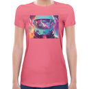 Astronaut Psychedelic | Women short sleeves t-shirt