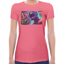 Astronaut Psychedelic | Women short sleeves t-shirt