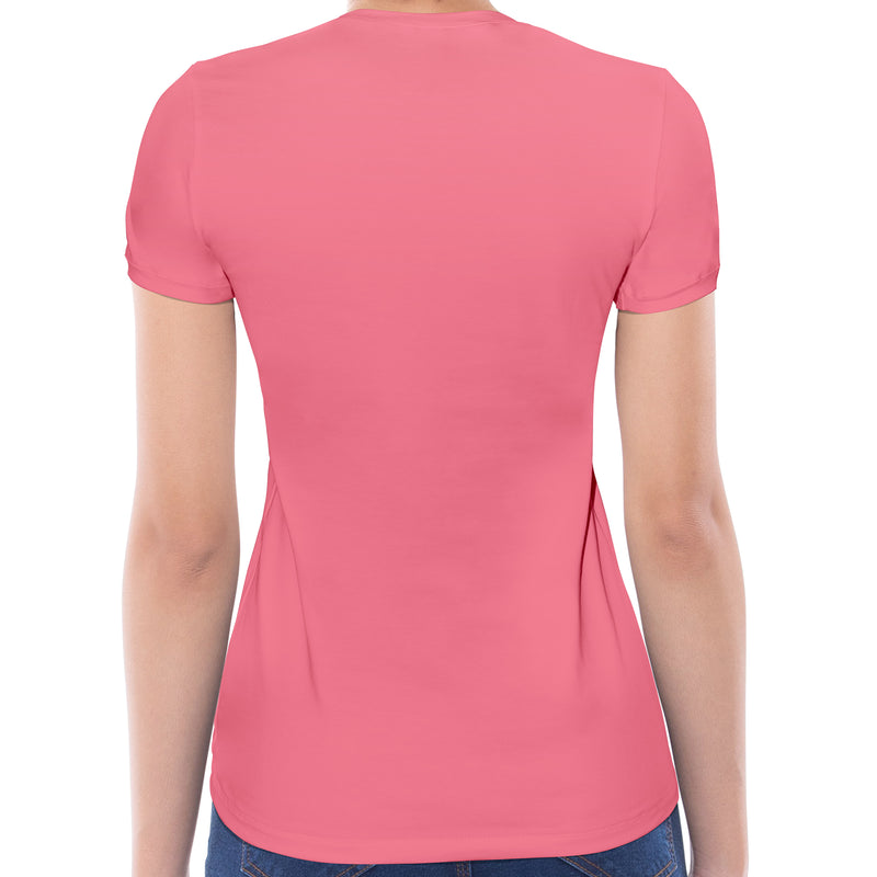 Elephant Neon | Super Soft Women T-shirt Short sleeve | Cotton Crew Neck Short sleeve Tees Women