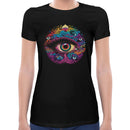 Trippy Third Eye | Women short sleeve T-shirt