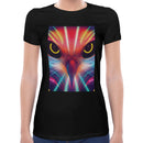 Neon Parrot Women Short Sleeves T-shirt