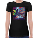 Astronaut Psychedelic | Women short sleeves t-shirt
