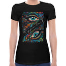 Trippy Third Eye | Women short sleeve T-shirt