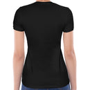 Tiger Neon Psychedelic Women Short Sleeves T-shirt