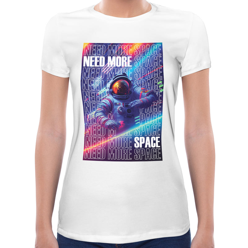 Astronaut Psychedelic | Super Soft Women T-shirt Short sleeve | Cotton Crew Neck Short sleeve Tees Women