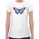 Neon Butterfly Women Short Sleeves T-shirt