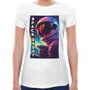 Astronaut Psychedelic | Women short sleeves t-shirt