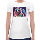 Neon Bear Women Short Sleeves T-shirt
