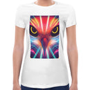 Neon Parrot Women Short Sleeves T-shirt
