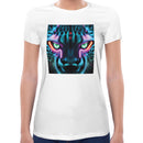 Neon Rave Cheetah Women Short Sleeves T-shirt