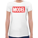 Model Women Short Sleeves T-shirt