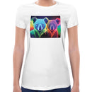 Neon Rainbow Koala Women Short Sleeves T-shirt