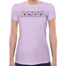 Bacon Periodic Table | Super Soft Women T-shirt Short sleeve | Cotton Crew Neck Short sleeve Tees Women