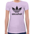Alcohol | Super Soft Women T-shirt Short sleeve | Cotton Crew Neck Short sleeve Tees Women